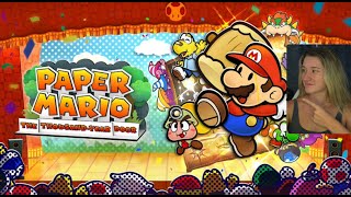 LIVE Playing Paper Mario The Thousand Year Door For The First TIMEEEE [upl. by Ardolino]