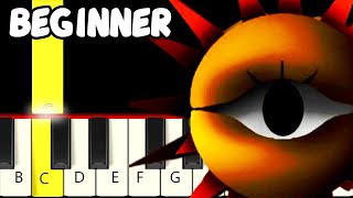 All Sprunki INFECTED Tunes  Slow and Easy Piano Tutorial  Beginner [upl. by Venuti847]