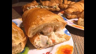 Shrimp Salad Sandwich Recipe • Light amp Tasty Seafood  Episode 437 [upl. by Rickert316]