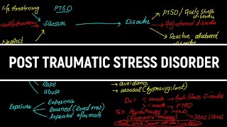 Post Traumatic Stress DisorderPTSD Symptoms Diagnosis Treatment In HindiUrduDSM5Psychiatry [upl. by Nairadas]