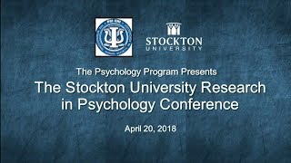 The Stockton University Research in Psychology Conference  Dr Lily Brown [upl. by Elyl]