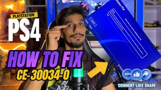 How To Fix PS4 Error CE300340 System Initialisation PlayStation [upl. by Charmion673]