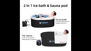 Ice Bath or Sauna Whats the BEST for Recovery icebath pool coldplunge poolparty sauna [upl. by Erin]