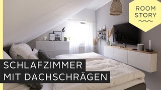 Schlafzimmer mit Dachschräge einrichten  Roombeez – powered by OTTO [upl. by Sadoc905]