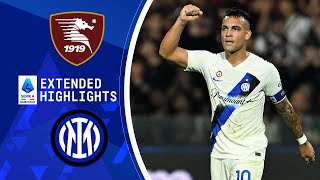 Salernitana vs Inter Extended Highlights  Serie A  CBS Sports Golazo [upl. by Shandeigh]