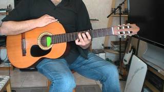 Toi  moi  Gregoire  Cours tuto guitare en tab [upl. by Elinet]