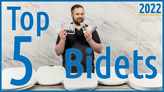 Top 5 Best Bidet Seats 20222023  BB1000 Swash 1400 EcoNova Cascade 3000 TOTO S550e [upl. by Demott]