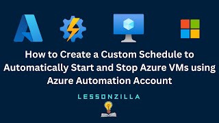 How to Automatically Start and Stop Azure VMs using Azure Automation Account [upl. by Akinyt]