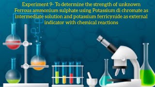 Redox Titration using External Indicator potassium ferricyanide [upl. by Notlimah]