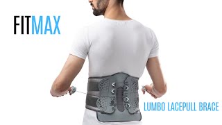 Tynor Lumbo Lacepull Brace Lumar Support Back Belt [upl. by Airalednac]