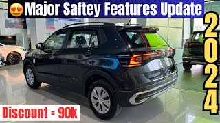 Volkswagen Taigun Comfortline base model❤️2024 Discount amp Safety Feature Update✅Detailed Review [upl. by Anyehs428]