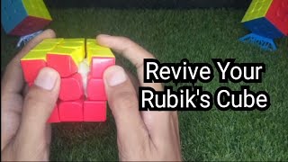 How To Clean Your Old Rubiks Cube  cleaning a rubiks cube  Full Tutorial [upl. by Tana]