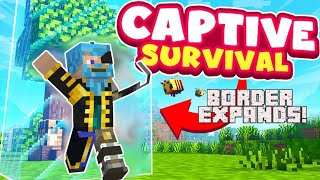 Minecraft Bedrock Survival BUT The World Expands  Minecraft Bedrock [upl. by Iatnohs]