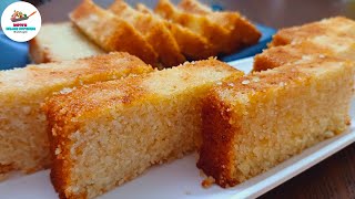 Iyengar style rava cake  Eggless Rava Cake Recipe I सूजी केक I Eggless Semolina Cake [upl. by Kcirdled]