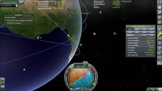 My Simulation of Communications Satellite Test Launch [upl. by Khosrow]