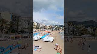 SITGES BEACH BARCELONA SPAIN [upl. by Lauro33]