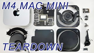 2024 M4 Mac Mini Teardown FULL  SSD Removable [upl. by Lakim82]