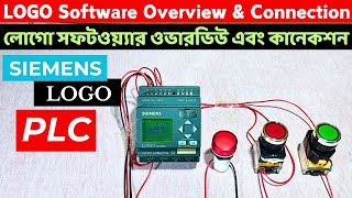 LOGO PLC Software Overview amp Connection  লোগো পি এল সি সফটওয়্যার ওভারভিউ এবং কানেকশন [upl. by Batruk]