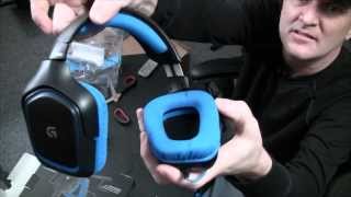 Logitech G430 Headset Review by Inside Sim Racing [upl. by Eenalem857]