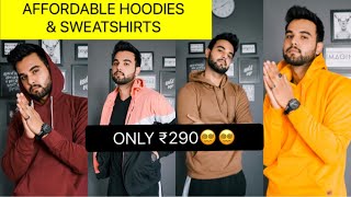 8 Affordable Hoodies and Sweatshirts for Men  Hoodie and Sweatshirt Haul [upl. by Eleanora268]