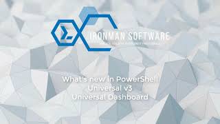 Whats new in PowerShell Universal 3  Universal Dashboard [upl. by Yecal159]