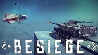 Besiege  1000 MPH Hovercraft  Airship Destroyer Tank  Besiege Best Creations [upl. by Somerville]