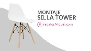 Sillas de comedor TOWER Cómo montar una silla de comedor TOWER [upl. by Veda]