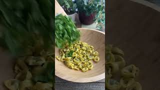 Easy Tortellini Salad Recipe with Pesto Vinaigrette 🍝 Perfect for Potlucks amp BBQs [upl. by Emmye]