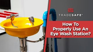 How To Use Eye Wash Station Prevent Serious Eye Injury [upl. by Idyh227]