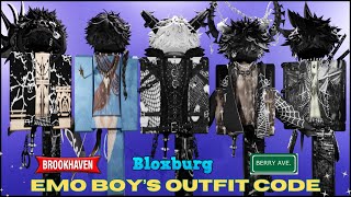 New Aesthetic Outfit Codes for Bloxburg Berry Avenue and Brookhaven  Boy Outfits Code 2024 Part 22 [upl. by Ardnasxela]