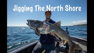 Jigging Lake Trout on Minnesotas North Shore of Lake Superior [upl. by Busby]