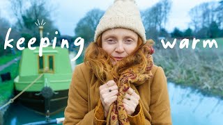 Surviving Winter on a Narrowboat How We Keep Warm and Cosy [upl. by Tarrsus]