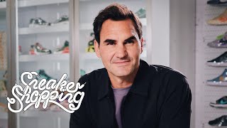 Roger Federer Goes Sneaker Shopping With Complex [upl. by Kcinomod]