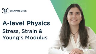 Stress Strain amp Youngs Modulus  Alevel Physics  OCR AQA Edexcel [upl. by Nazarius]