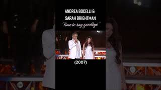 Time To Say Goodbye  Sarah Brightman amp Andrea Bocelli 30062023 andreabocelli operatophits [upl. by Ybanrab]