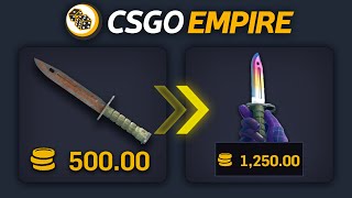 UPGRADING MY KNIFE ON CSGOEMPIRE [upl. by Billy]