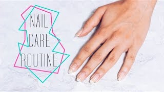 NAIL CARE ROUTINE  itslinamar [upl. by Rozalie110]