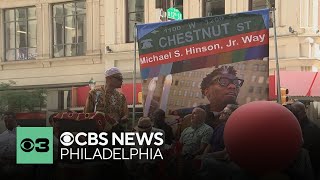 New Michael Hinson Way in Phillys Gayborhood celebrates trailblazing Black gay activist [upl. by Bethena559]