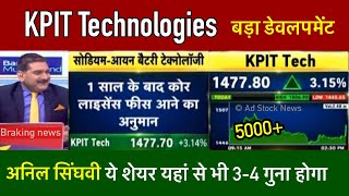 KPIT technologies share latest news anil singhvianalysis Kpit technologies share [upl. by Blisse]