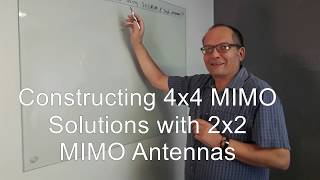 Constructing 4x4 MIMO Solutions using Poynting 2x2 MIMO Antennas [upl. by Attenra]