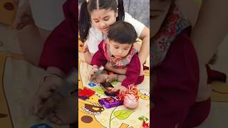 Bhai dooj with my cutest didi BabyGouransh cutebaby babyboy shorts ytshorts trending explore [upl. by Giule]