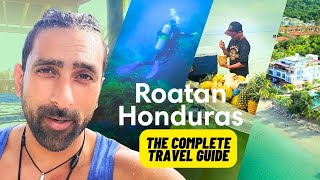 ROATAN HONDURAS IS A PARADISE  What To Do BEST Beaches BEST FOOD [upl. by Jonette]