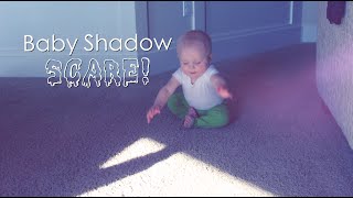 Baby Scared By Shadow [upl. by Atekin]