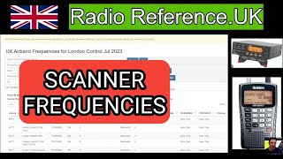 RADIO REFERENCE  UK SCANNER amp RADIO ENTHUSIASTS [upl. by Nomzaj]