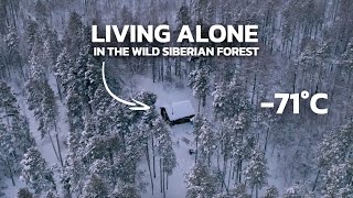 Living Alone in the Wild Siberian Forest for 20 years 71°C 96°F Yakutia [upl. by Mckale]