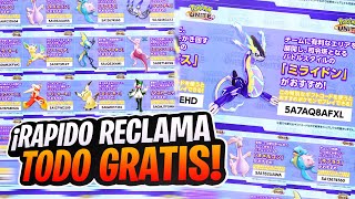 ✨ RECLAMA AHORA TODAS las LICENCIAS de POKEMON UNITE GRATIS con ESTOS CODIGOS de TIEMPO LIMITADO ✨ [upl. by Ardekahs]