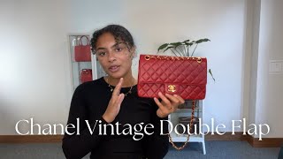 Chanel Vintage Timeless With Double Flap [upl. by Akineg]