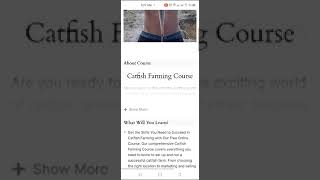 The Best Catfish Farming Training with quizzes [upl. by Tarr]