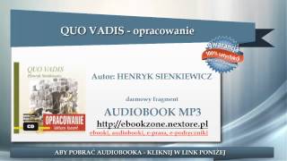 QUO VADIS  opracowanie  HENRYK SIENKIEWICZ  audiobook mp3  Bestseller [upl. by Titus679]