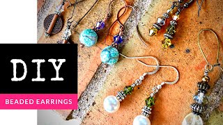 How To Make Beaded Earrings With The Bead Place [upl. by Ahsien8]